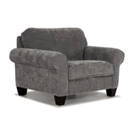 Noche Sofa, Loveseat and Chair Set- Grey