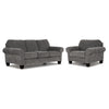 Noche Sofa and Chair Set - Grey