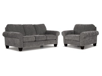 Noche Sofa and Chair Set - Grey