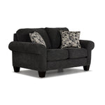 Noche Sofa and Loveseat Set - Graphite