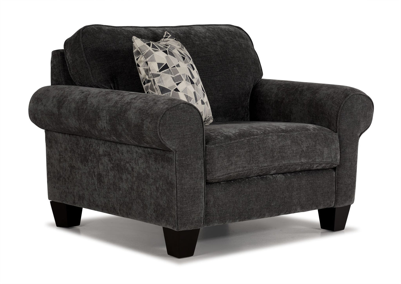 Noche Sofa, Loveseat and Chair Set - Graphite