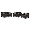 Noche Sofa, Loveseat and Chair Set - Graphite