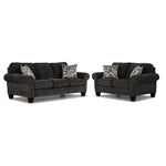 Noche Sofa and Loveseat Set - Graphite