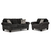 Noche Sofa and Chair Set - Graphite