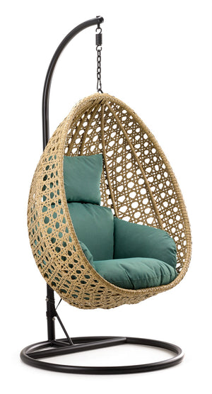 Oasis Outdoor Egg Chair - Beige & Green