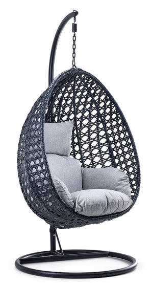 Oasis Outdoor Egg Chair - Black & Grey