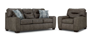 Renzo Sofa and Chair Set - Pebble