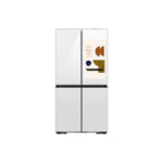 Samsung BESPOKE White Glass 4-Door Flex Refrigerator with Beverage Centre (22.8 cu.ft.) -RF23DB960012AA