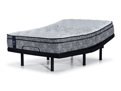 Sealy Posturepedic® Correct Comfort II Medium Eurotop Full Mattress and L2 Motion Pro Adjustable Base