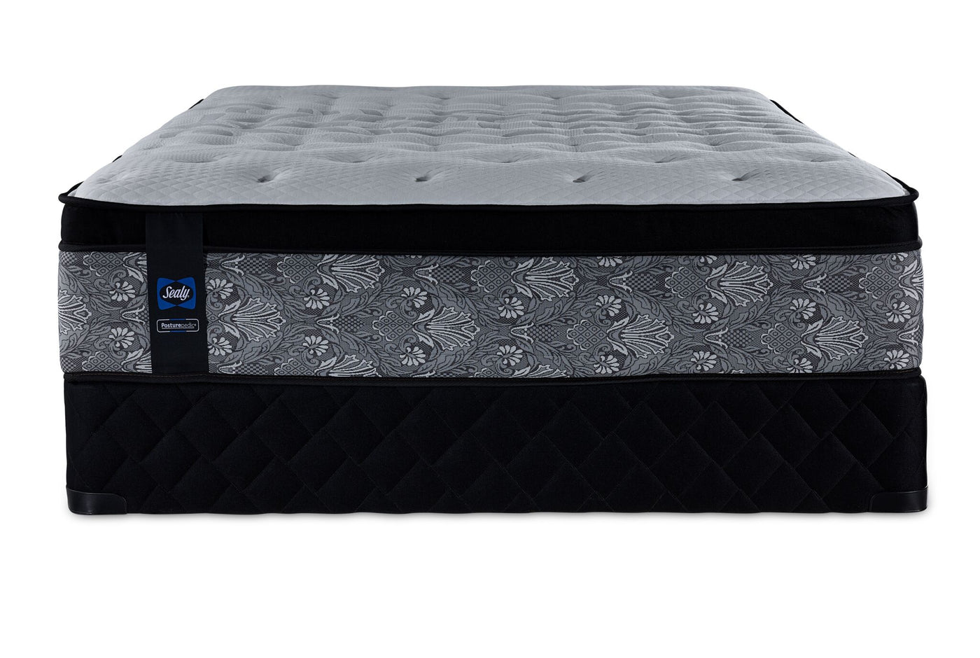 Sealy Posturepedic® Correct Comfort III Firm Eurotop Queen Mattress and Boxspring