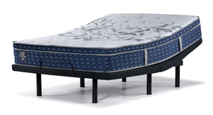 Sealy Posturepedic® Palatial Crest® Dara Firm Eurotop Full Mattress and L2 Pro Motion Adjustable Base