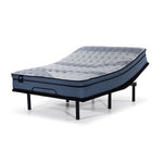 Sealy® Essentials Remy Firm Eurotop Queen Mattress and L2 Motion Adjustable Base 2.0
