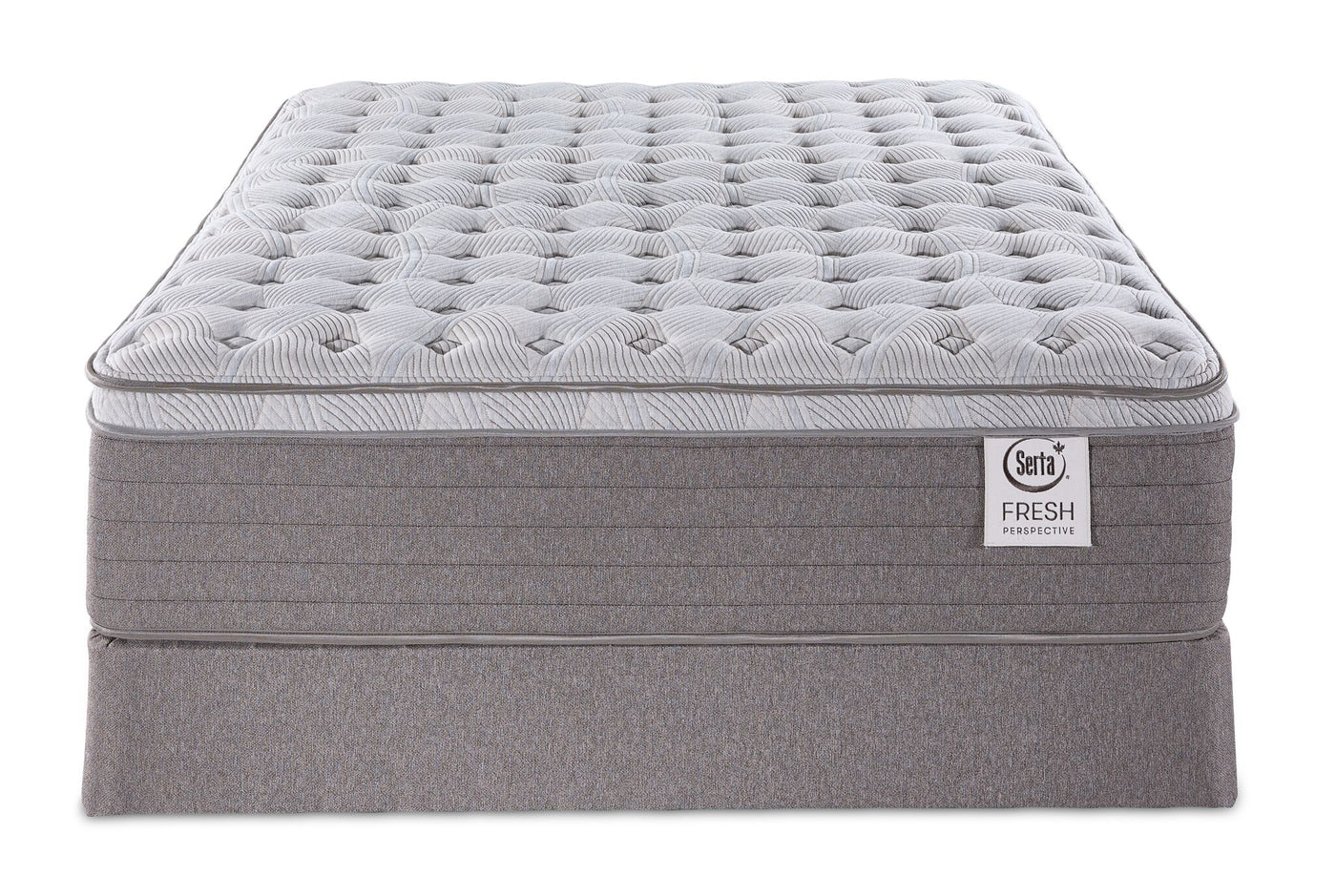 Serta Fresh Perspective Medium Queen Mattress and Boxspring Set