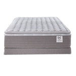 Serta Fresh Perspective Medium Queen Mattress and Low Profile Boxspring Set