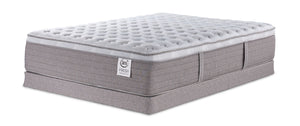 Serta Fresh Perspective Medium Twin Mattress and Low Profile Boxspring Set