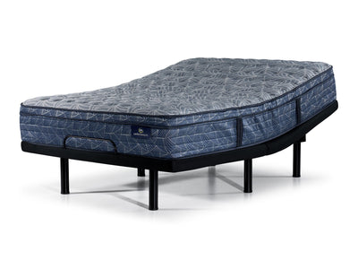 Serta® Perfect Sleeper Thrive Medium Euro Top Queen Mattress and L2 Pro Motion Adjustable Base