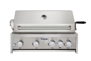 Thor Stainless Steel Modular Pro-Style Outdoor Propane Grill with 4 Burners and one Rotisserie Burner - MK04SS304