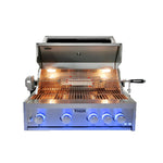 Thor Stainless Steel Modular Pro-Style Outdoor Propane Grill with 4 Burners and one Rotisserie Burner - MK04SS304