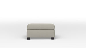 Duffield Rectangular Ottoman - Stucco Beige