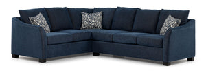 Tami 2-Piece Sectional with Right-Facing Sofa - Dexter Dark Blue