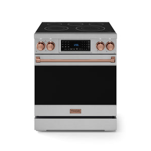 Thor Kitchen Stainless Steel Freestanding Professional Electric Range|Gordon Ramsay Series (4.55 cu.ft.) -RSE30-RSG