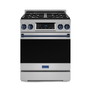 Thor Kitchen Stainless Steel Freestanding Professional Gas Range|Gordon Ramsay Series (4.55 cu.ft.) - RSG30-BLU