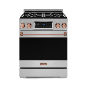 Thor Kitchen Stainless Steel Freestanding Professional Gas Range|Gordon Ramsay Series (4.55 cu.ft.) - RSG30-RSG