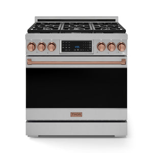 Thor Kitchen Stainless Steel Freestanding Professional Gas Range|Gordon Ramsay Series (6 cu.ft.) - RSG36-RSG