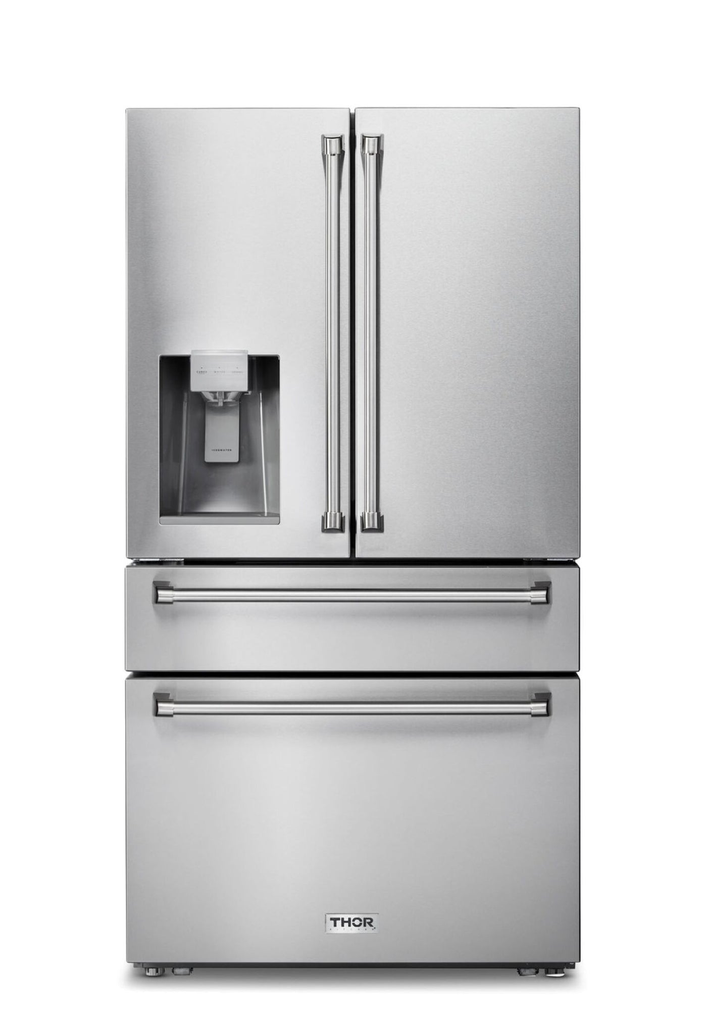 Thor Stainless Steel French Door Refrigerator with Ice and Water Dispenser (21.6 cu.ft) - TRF3601FD