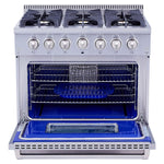 Thor Stainless Steel Freestanding Gas Range (5.2 cu.ft.) - HRG3618U