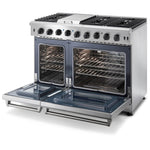 Thor Stainless Steel Freestanding Gas Dual Oven Range (6.8 Cu. Ft.) - LRG4807U