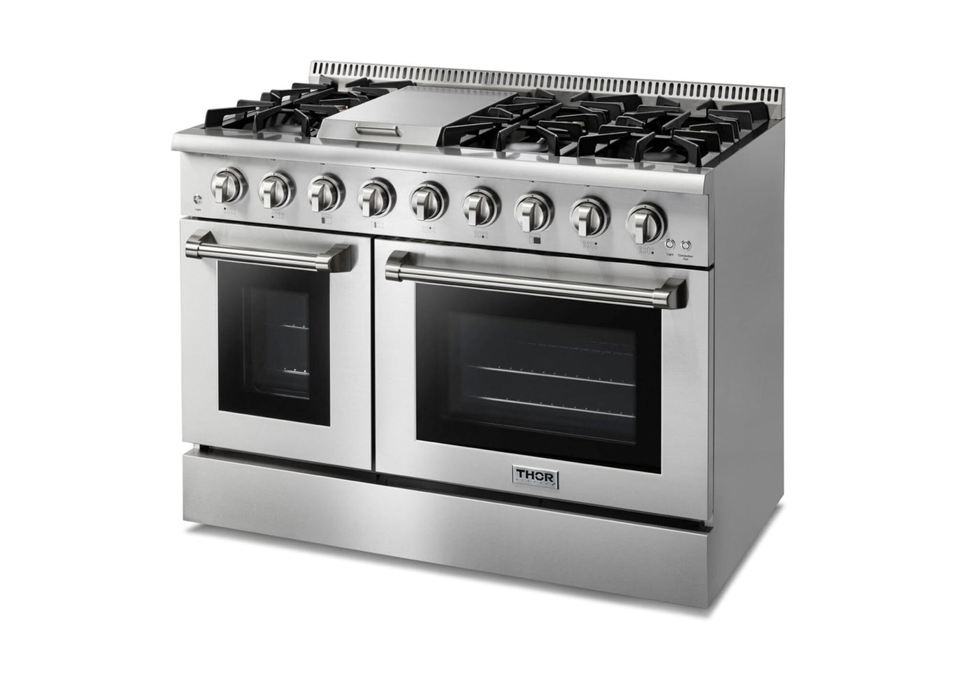 Thor Stainless Steel Freestanding Gas Dual Oven Range (6.7 Cu.Ft.) - HRG4808U