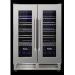 Thor Stainless Steel Dual Zone French Door Wine Cooler - TWC2402