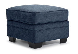 Tilley Ottoman - Indigo