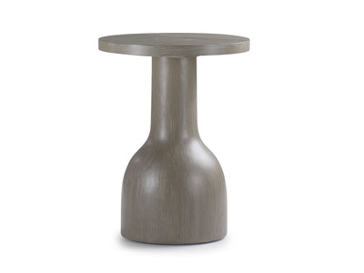 Turin Round End Table - Grey