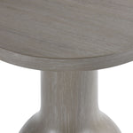 Turin Round End Table - Grey