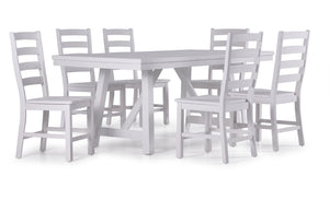 Vivid 7-Piece Dining Set - White