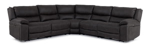 Weston 5-Piece Power Reclining Sectional - Granite