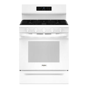 Whirlpool White Gas Freestanding Range (5 Cu.Ft.) - WFGS5030RW