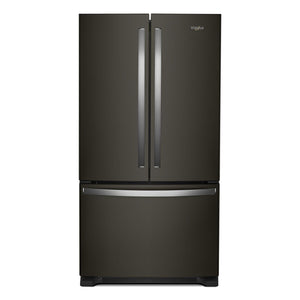 Whirlpool Fingerprint Resistant Black Stainless French Door Refrigerator (20 Cu.Ft.) - WRFC2036RV