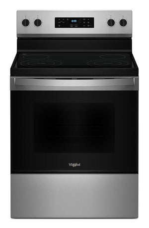 Whirlpool Stainless Steel 30" Electric Range (5.30 Cu Ft) - YWFES3530RS