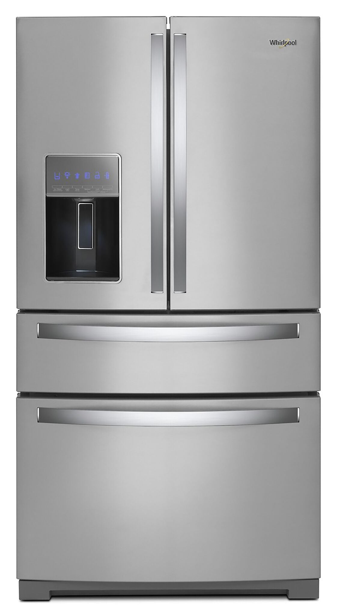 Whirlpool Fingerprint Resistant Stainless Steel 4-Door French Door Refrigerator (26 Cu.Ft.) - WRMF7736PZ