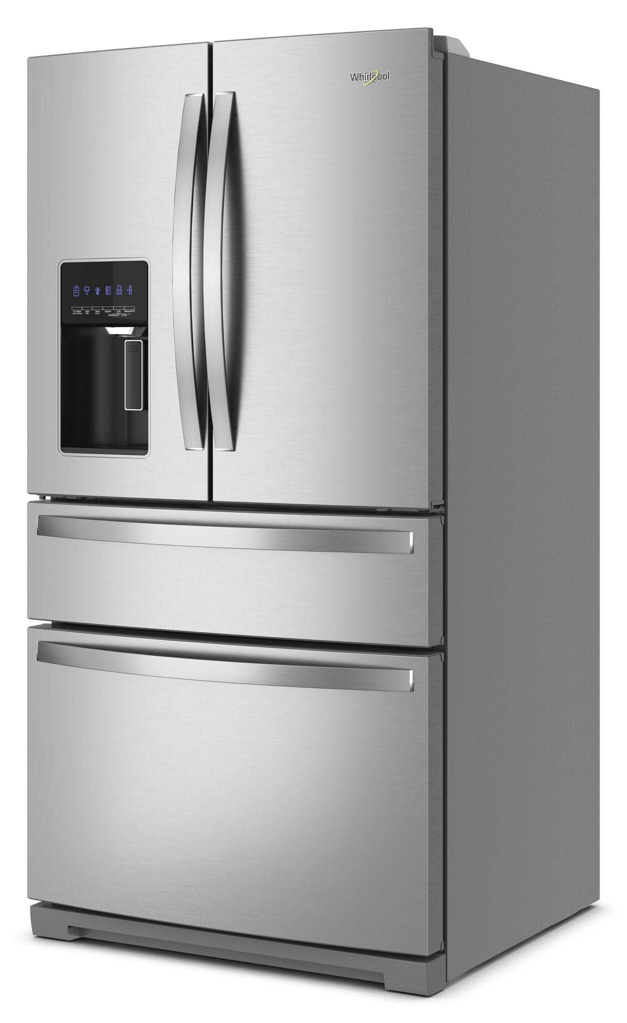 Whirlpool Fingerprint Resistant Stainless Steel 4-Door French Door Refrigerator (26 Cu.Ft.) - WRMF7736PZ