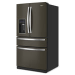 Whirlpool Black Stainless French Door Refrigerator (26.2 Cu.Ft.) - WRMF7736PV