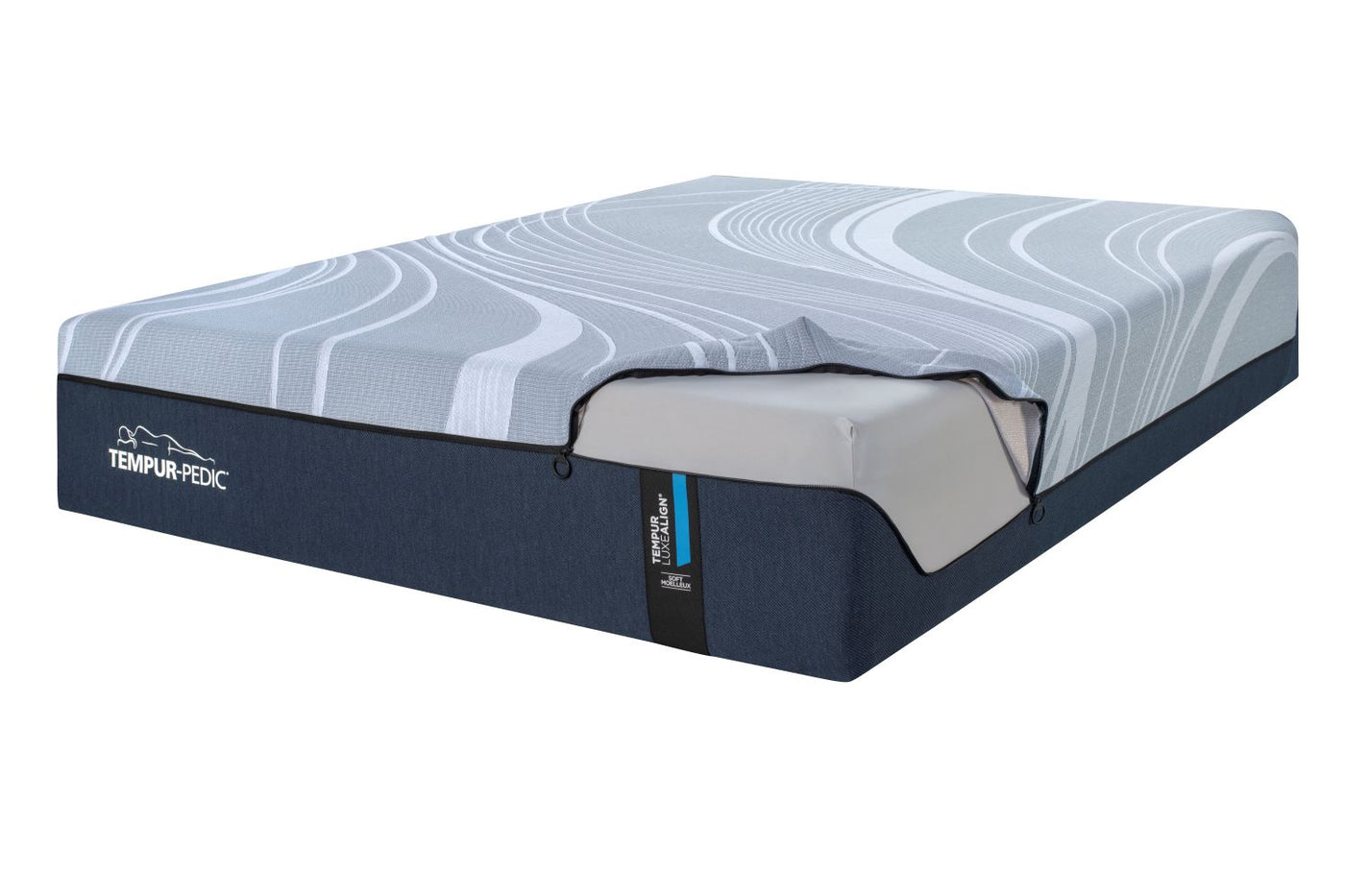 Tempur-Pedic LuxeAlign® 2.0 Soft 13" Queen Mattress and L2 Motion Pro Adjustable Base