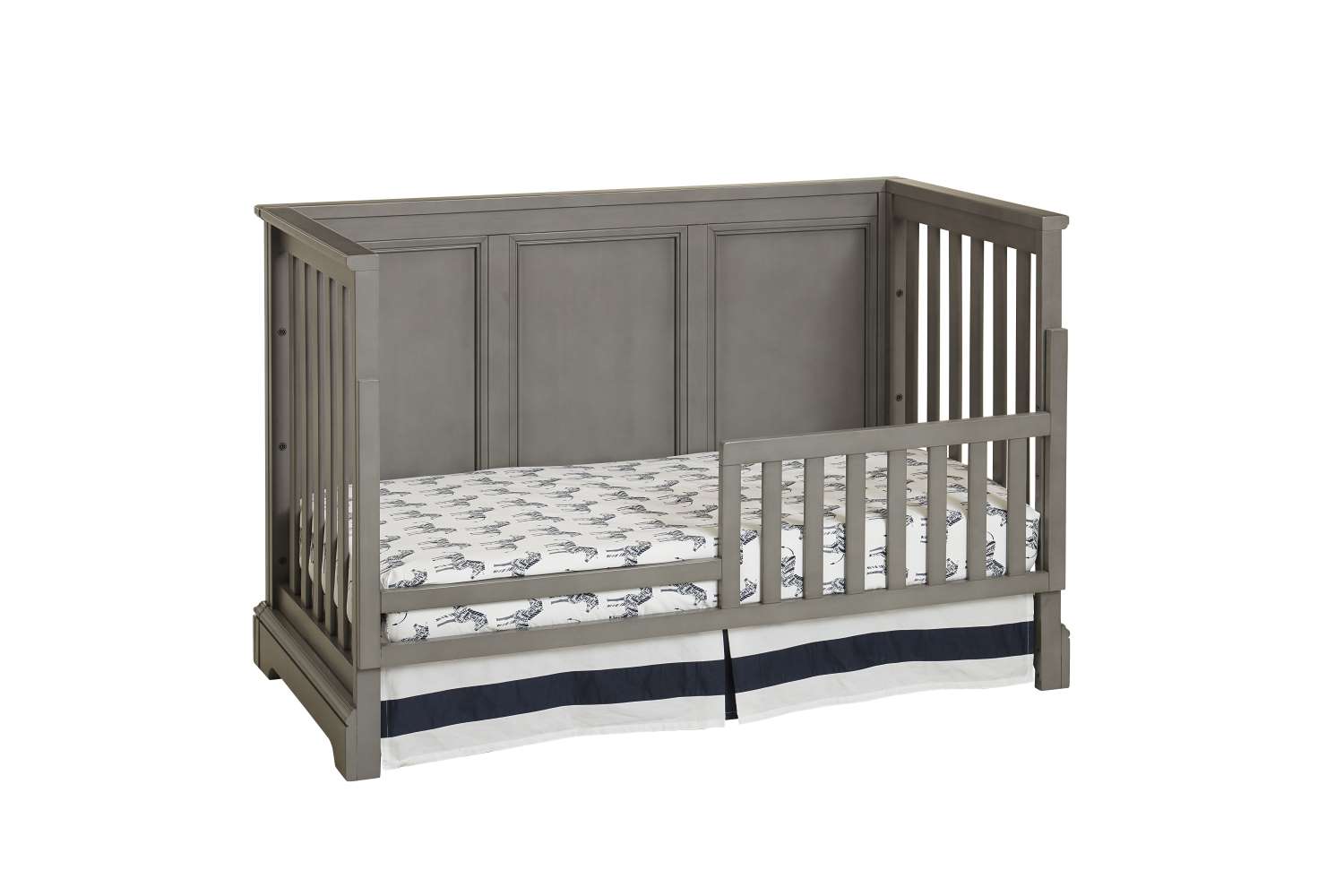 Cottage gray shop crib