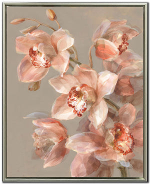 Pink Flowers II Wall Art - Pink - 25 X 31