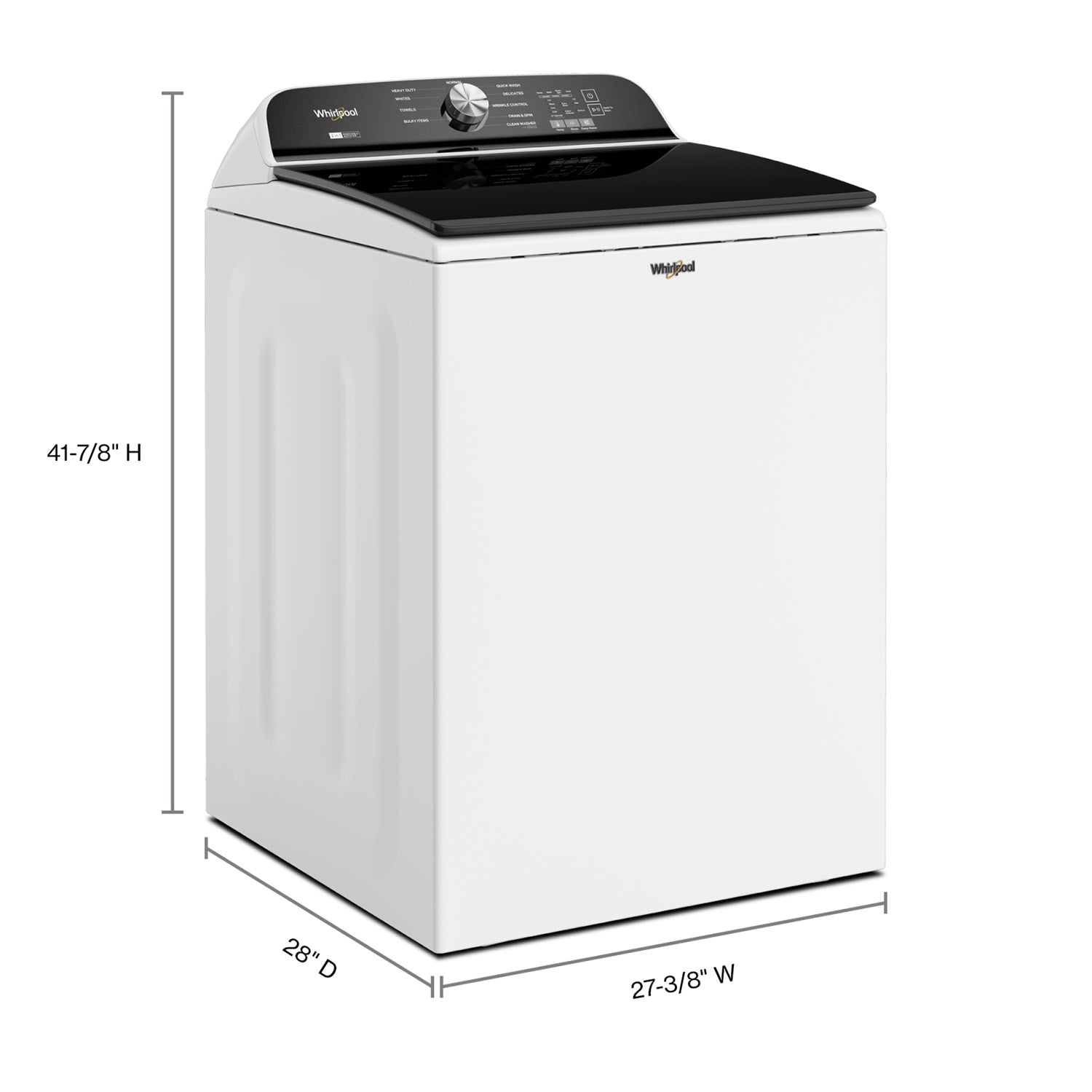 Whirlpool White Top Load Washer (6.1 Cu Ft) - WTW6157PW | Leon's