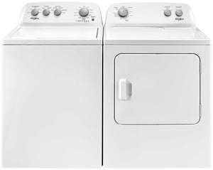 Whirlpool White Top-Load Washer (4.4 cu. ft.) & Electric Dryer (7.0 cu. ft.) - WTW4855HW/YWED4850HW