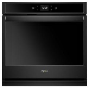 Whirlpool Black Smart Electric Single Wall Oven (4.3 Cu.Ft.) - WOS51EC7HB